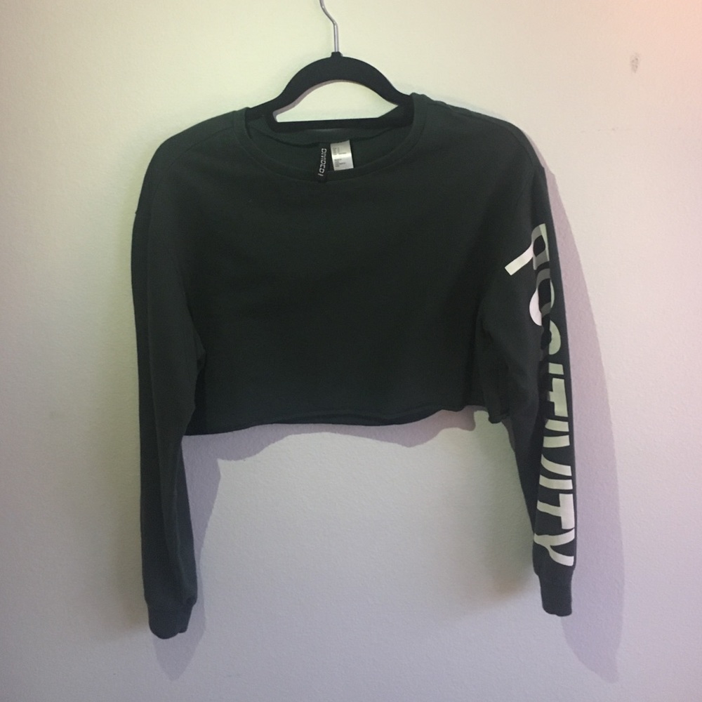 H&M long sleeved crop top
